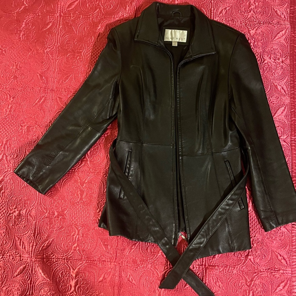 Vintage Nine West leather jacket